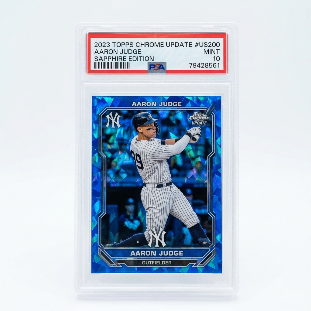 2023 Topps Chrome Update Sapphire Aaron Judge #2